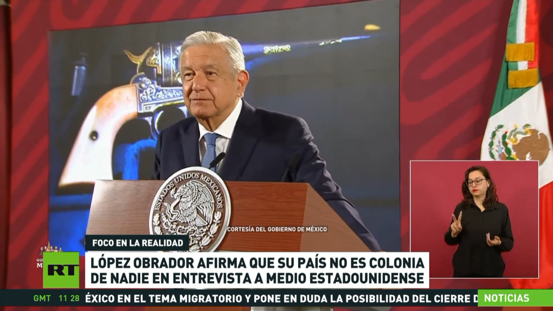 López Obrador afirma que su país no es colonia de nadie en una entrevista a medio estadounidense