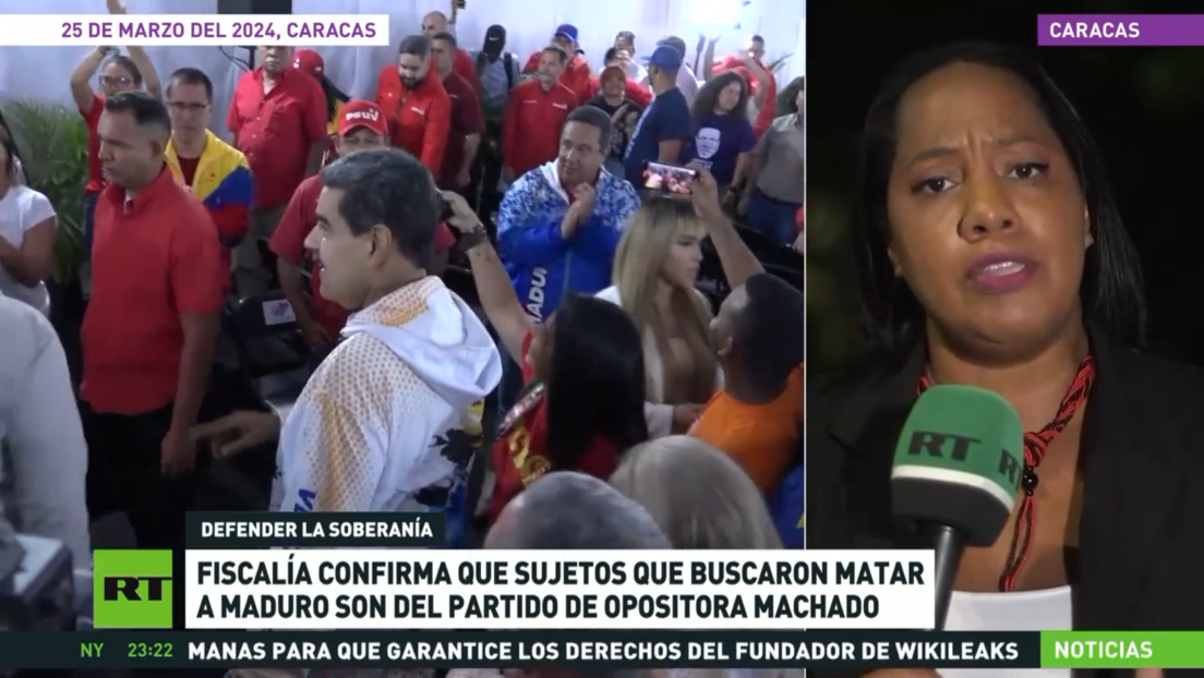 Fiscalía venezolana indica que sujetos que intentaron matar a Maduro son del partido de la opositora Machado