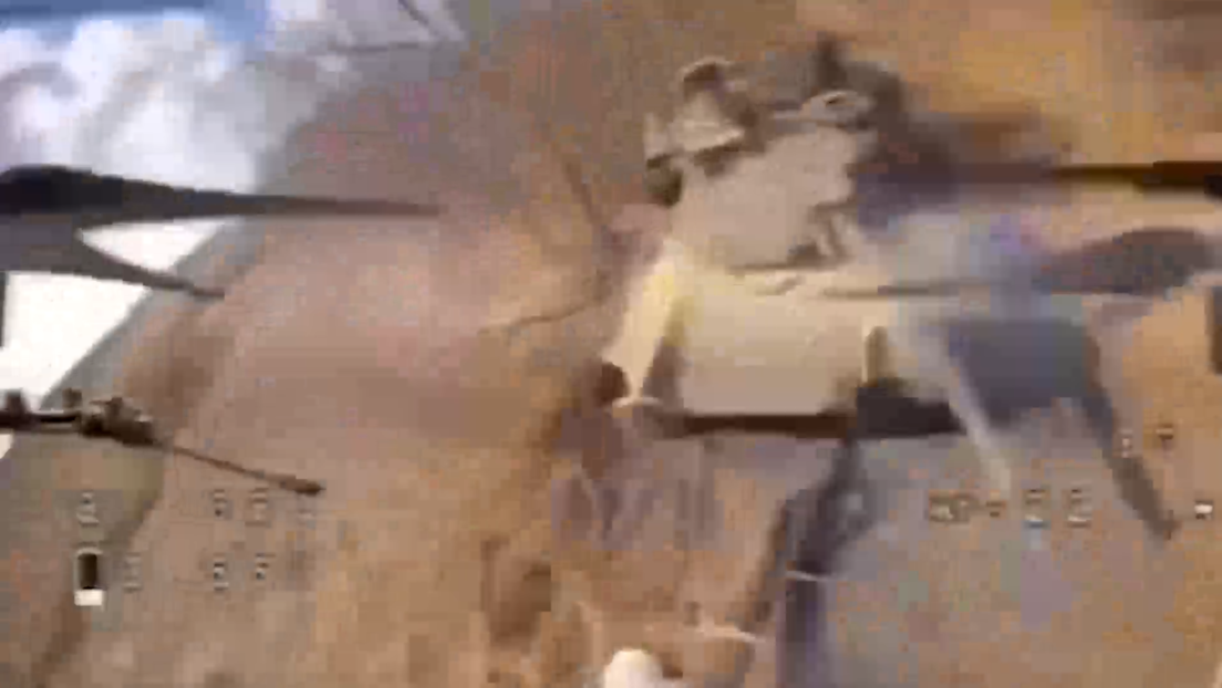 VIDEO: Momento de la destrucción de un tanque Abrams por las tropas rusas