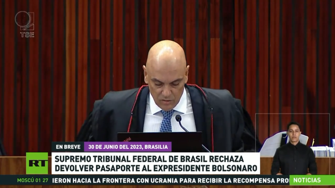 El Supremo Tribunal Federal de Brasil rechaza devolver el pasaporte al expresidente Bolsonaro