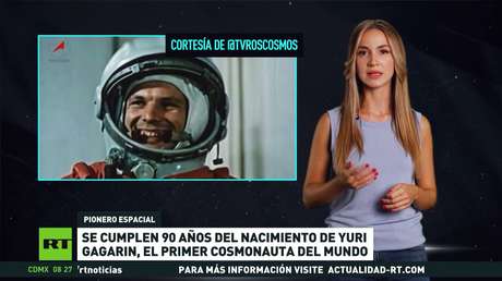 Se cumplen 90 años del nacimiento de Yuri Gagarin, el primer cosmonauta del mundo