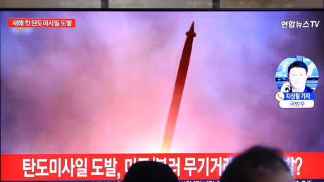 Corea del Norte lanza tres misiles balísticos