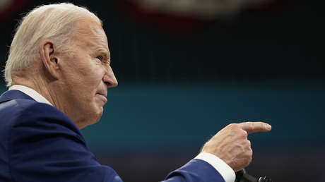 Manifestantes propalestinas interrumpen el discurso de Biden (VIDEO)