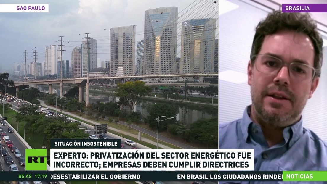 Experto: Privatización del sector energético fue incorrecta en Brasil