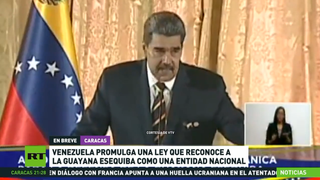 Nicolás Maduro promulga la ley orgánica para la defensa de la Guayana Esequiba