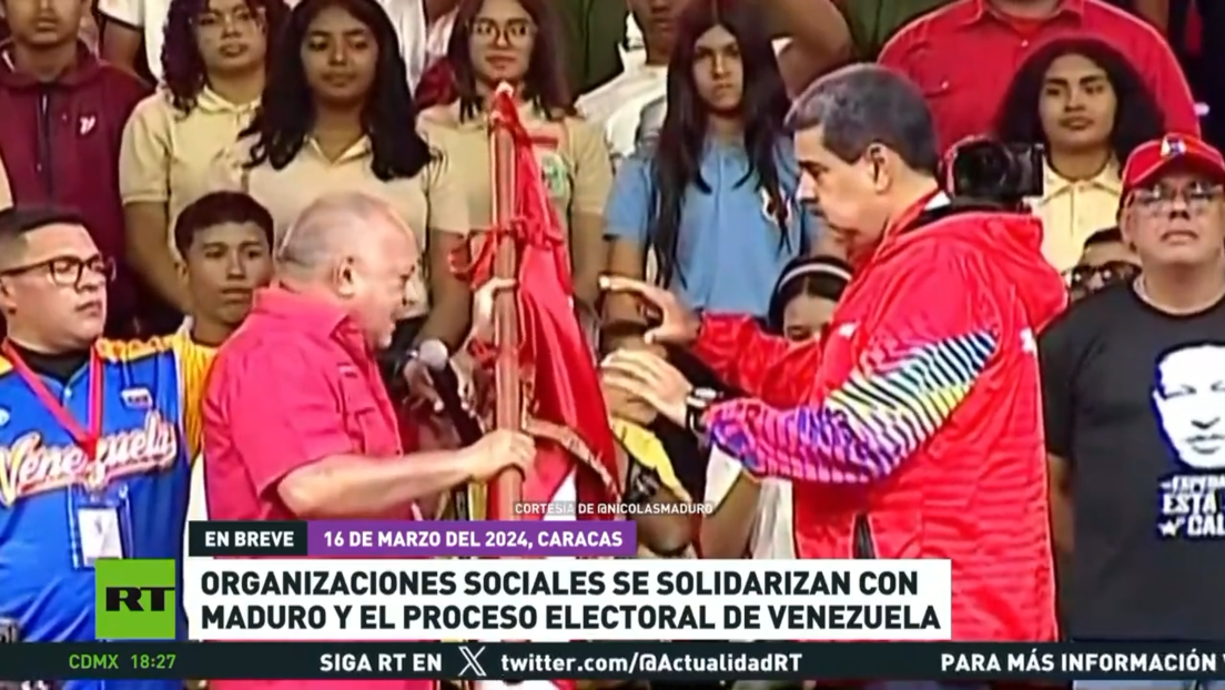 Organizaciones sociales se solidarizan con Maduro y el proceso electoral de Venezuela
