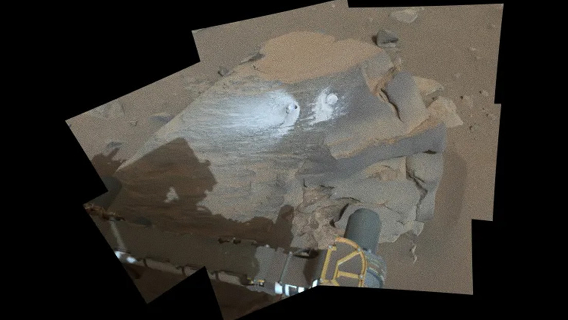 Extraen en Marte una muestra de suelo que se anhelaba encontrar