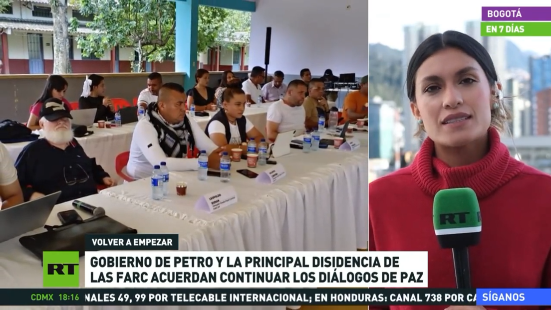 Gobierno de Petro y la principal disidencia de las FARC acuerdan continuar los diálogos de paz