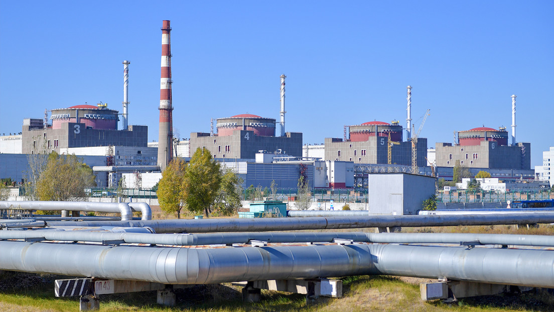 Derriban un dron ucraniano sobre la central nuclear de Zaporozhie