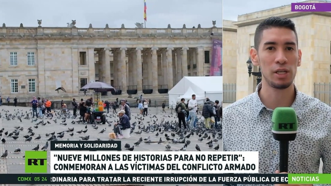 "Nueve millones de historias para no repetir": conmemoran en Colombia a las víctimas del conflicto armado