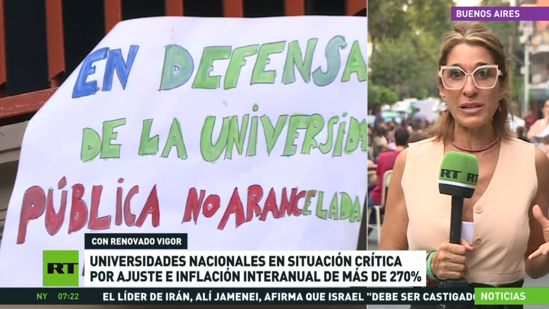 Universidades argentinas afrontan situación crítica por ajuste e inflación interanual de más del 270 %