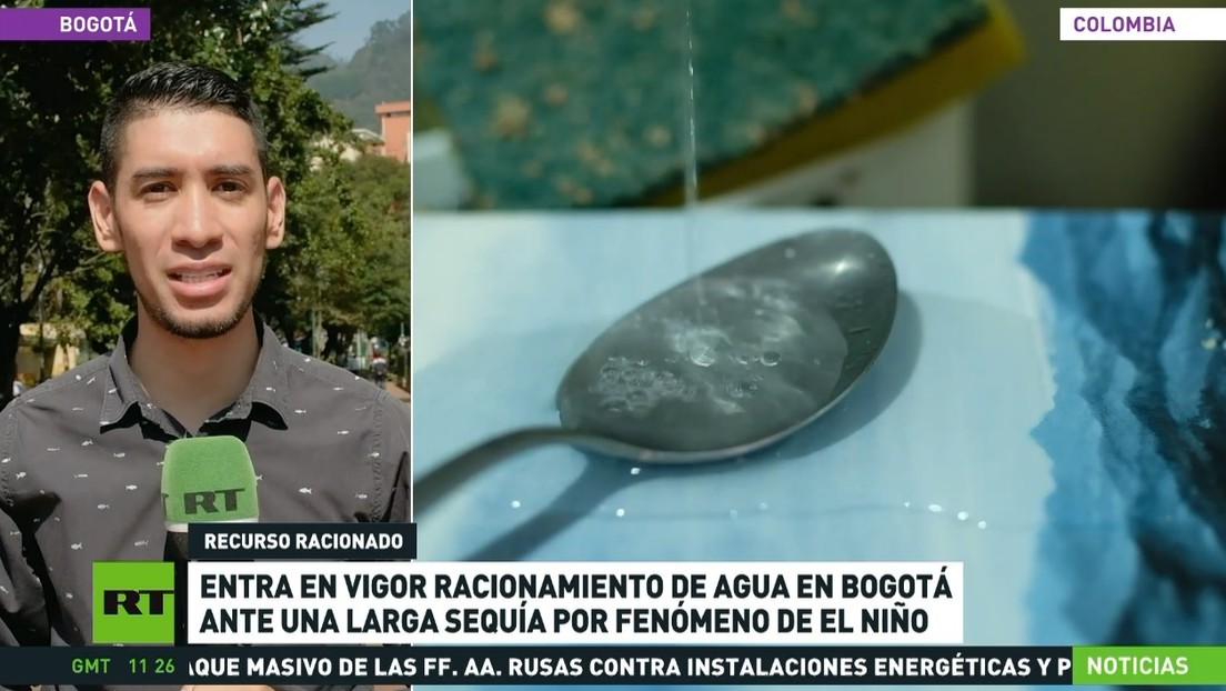 Entra en vigor el racionamiento de agua en Bogotá ante una larga sequía por el fenómeno de El Niño
