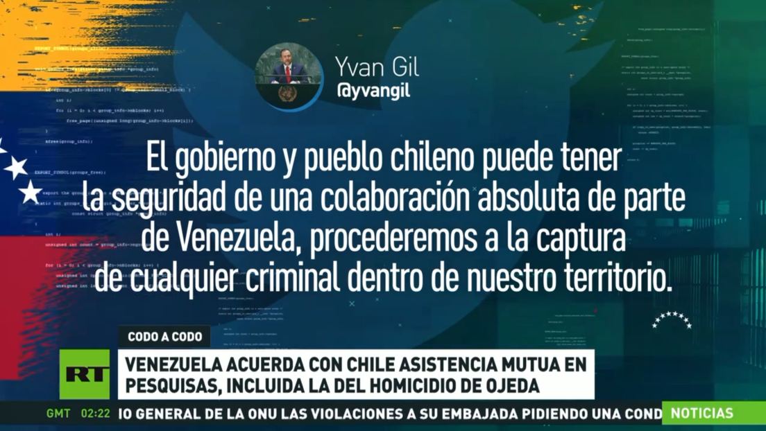 Venezuela acepta cooperar con Chile para esclarecer el homicidio del exmilitar Ojeda y otros crímenes