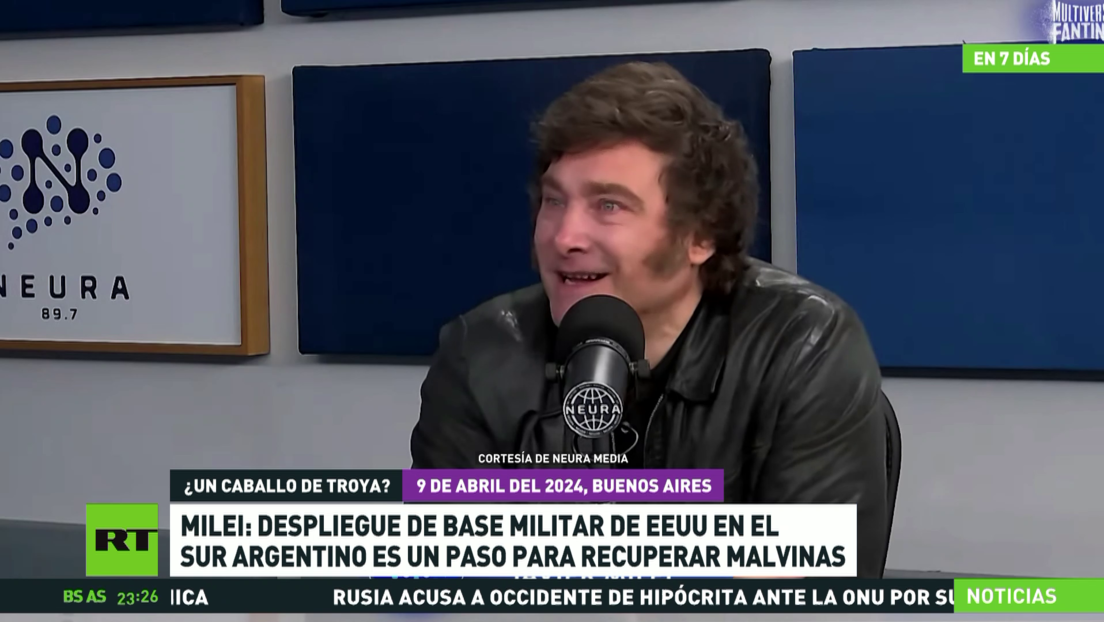 Milei: Despliegue de base militar de EE.UU. en el sur de Argentina es un paso para recuperar las Malvinas