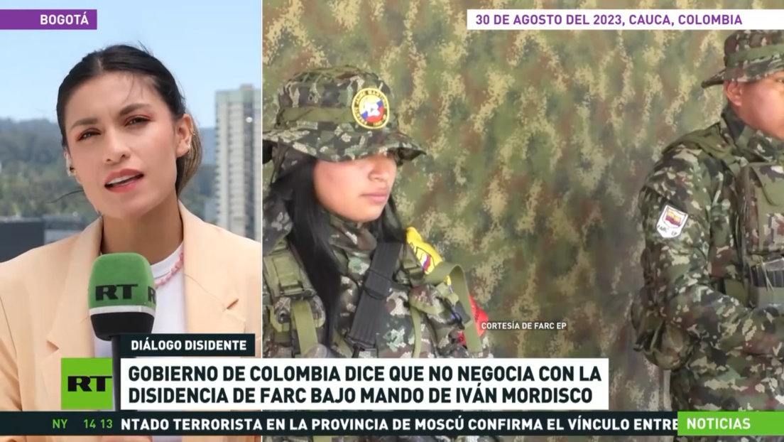 El Gobierno de Colombia dice que no negocia con la disidencia de las FARC bajo el mando de Iván Mordisco