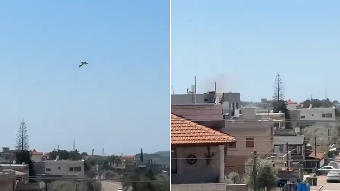 VIDEO: Un dron de Hezbolá impacta contra un edificio en el norte de Israel