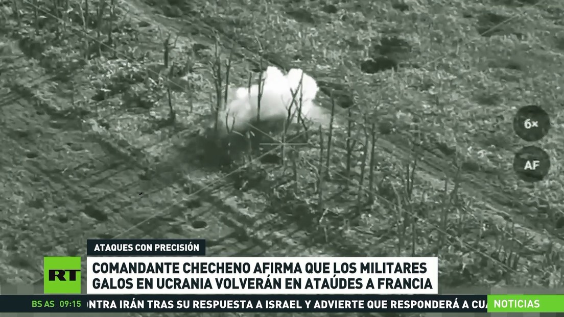 Comandante checheno afirma que los militares galos en Ucrania volverán en ataúdes a Francia
