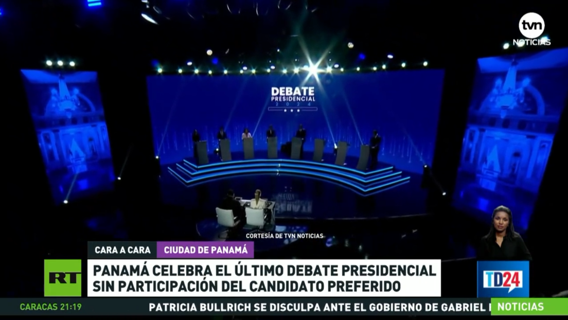 Panamá celebra el último debate presidencial sin participación del candidato preferido