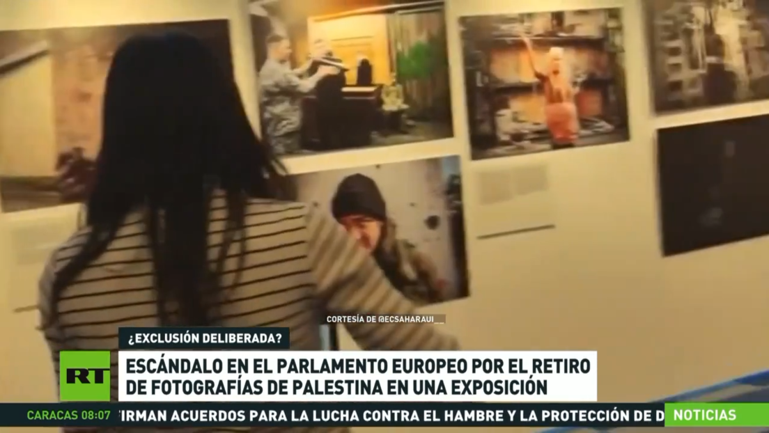 Escándalo en el Parlamento Europeo por el retiro de fotografías de Palestina en una exposición