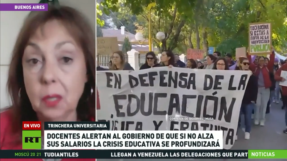 "Tenemos muchas categorías por debajo de la línea de pobreza": docente alerta de la crisis educativa en Argentina