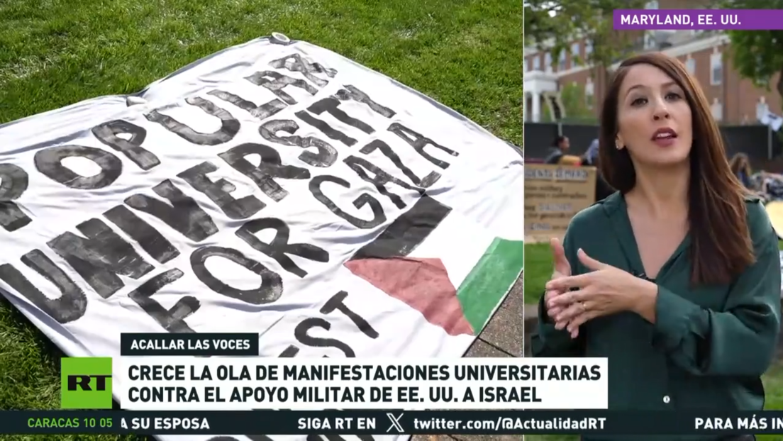 Crece la ola de manifestaciones universitarias contra el apoyo militar de EE.UU. de Israel