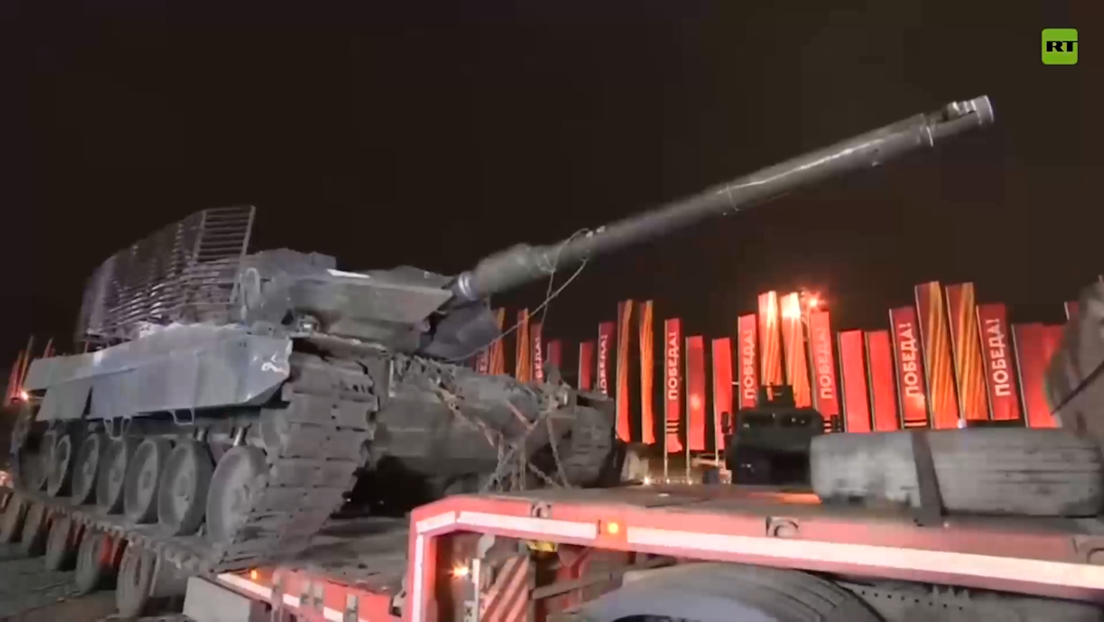 VIDEO: Un Leopard alemán se suma al botín de trofeos para una exposición en Moscú