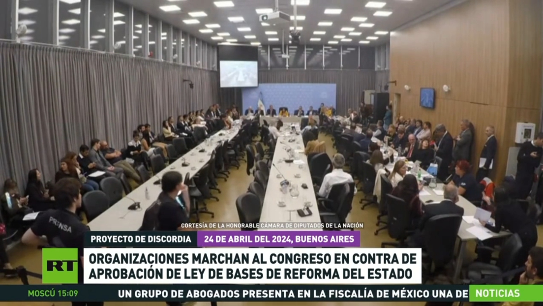 Organizaciones argentinas marcharán hacia el Congreso en contra de aprobación de Ley Bases de reforma del Estado