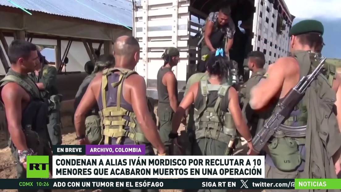 Colombia condena a 'Iván Mordisco' por reclutar a 10 niños que acabaron muertos en una operación