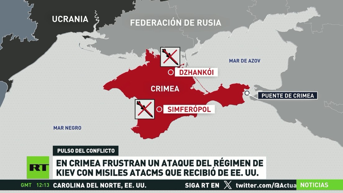 En Crimea, frustran un ataque del régimen de Kiev con misiles ATACMS que recibió de EE.UU.