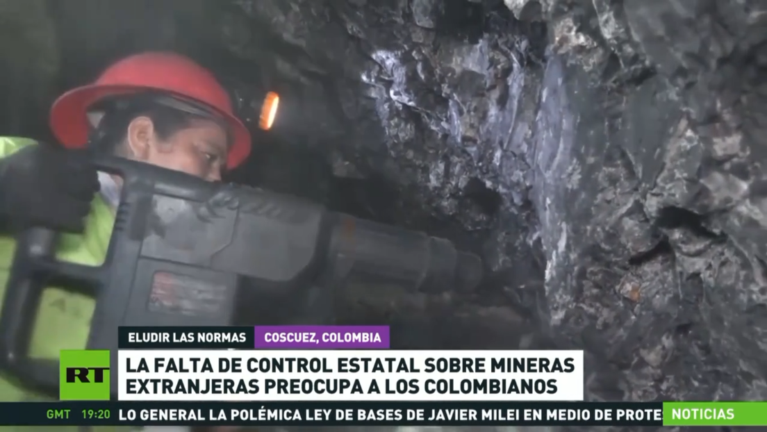 La falta de control estatal sobre mineras extranjeras preocupa a los colombianos