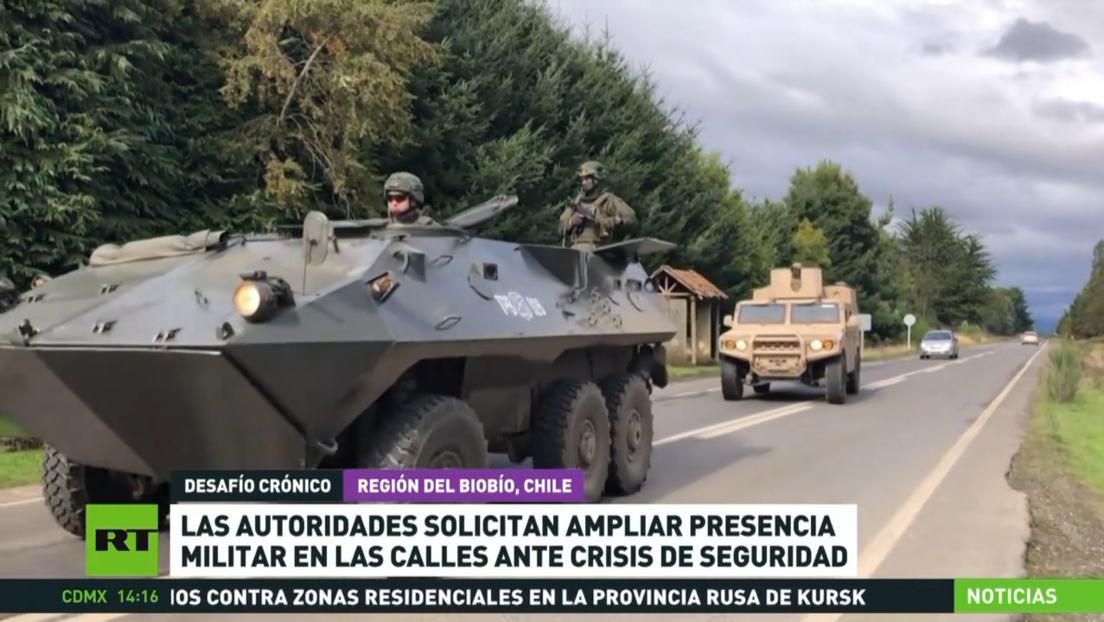 Las autoridades chilenas solicitan ampliar la presencia militar en las calles ante crisis de seguridad