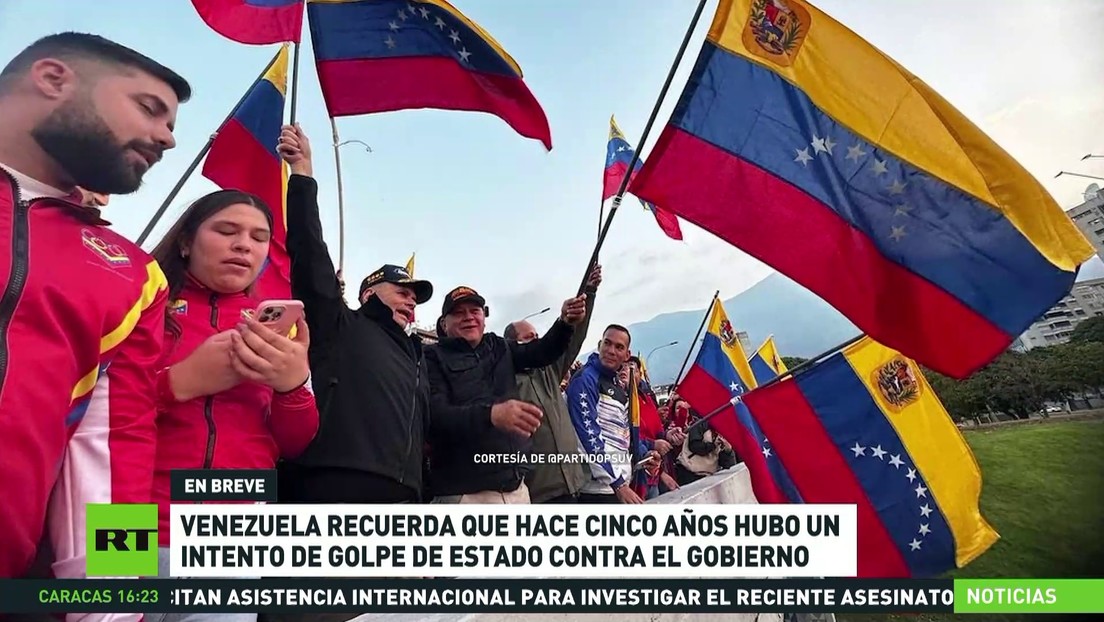 Venezuela recuerda que hace 5 años hubo un intento de golpe de Estado contra Maduro