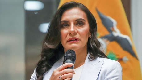 Vicepresidenta ecuatoriana denuncia desde un búnker en Israel falta de apoyo de su Gobierno