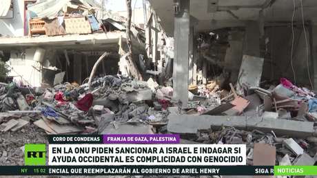 Piden en la ONU sancionar a Israel e indagar si ayuda occidental apoya el genocidio
