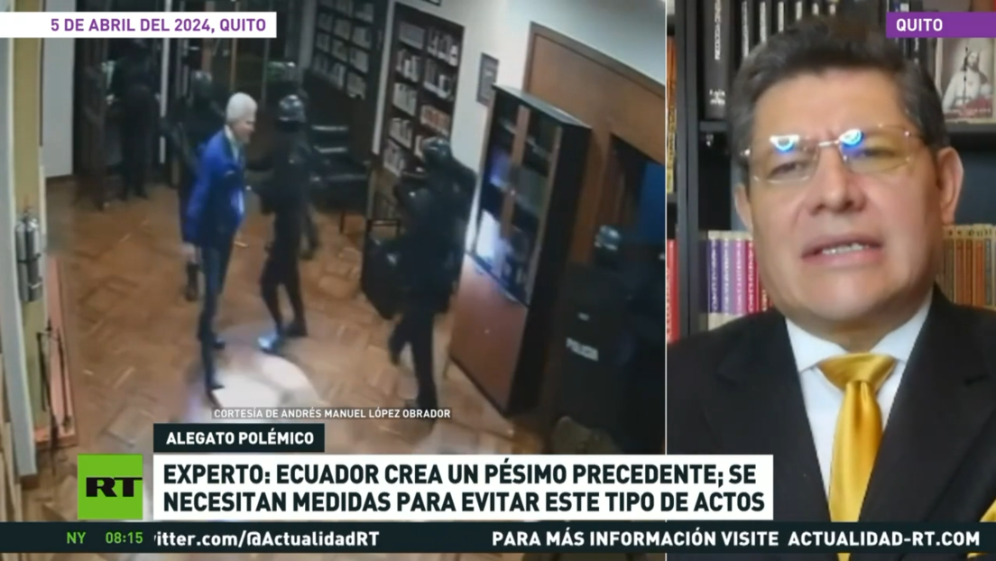 Ecuador defiende la irrupción en la Embajada mexicana tildándola de un caso "excepcional"