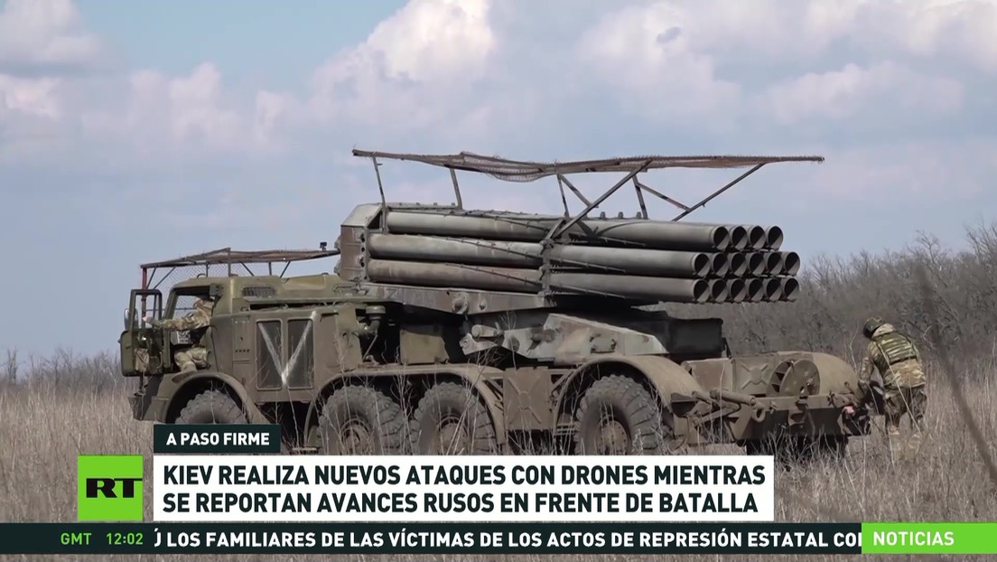 Kiev realiza nuevos ataques con drones mientras se reportan avances rusos en el frente de batalla
