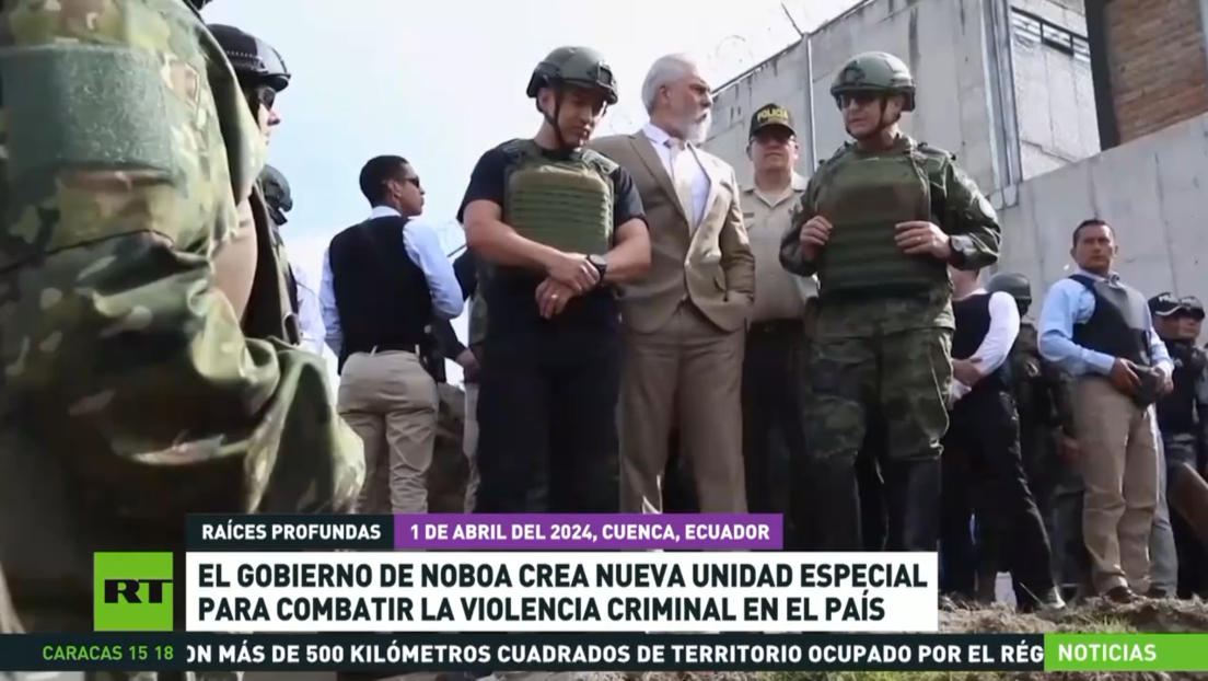 El Gobierno de Noboa crea nueva unidad especial para combatir la violencia criminal en Ecuador