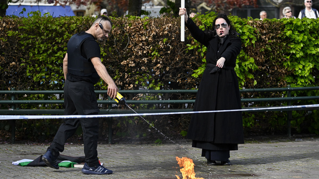 Vuelven a quemar el Corán en Suecia (VIDEOS)