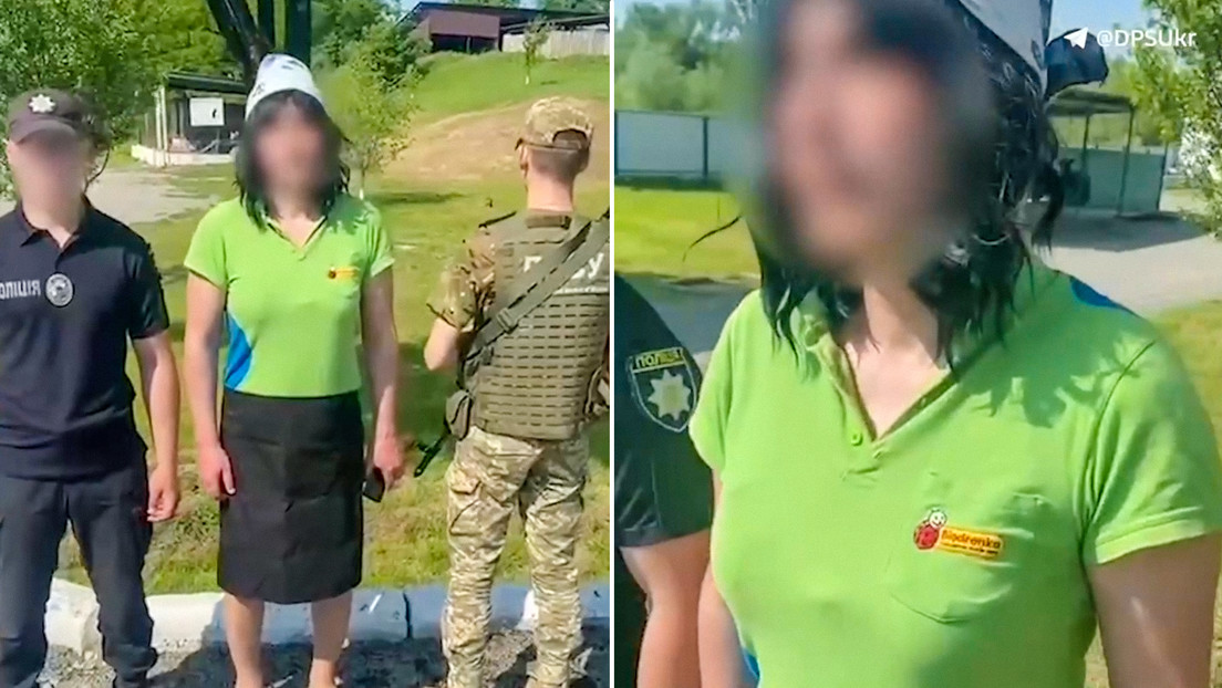 Un ucraniano se viste de mujer y trata de cruzar la frontera para no ir al frente (VIDEO)
