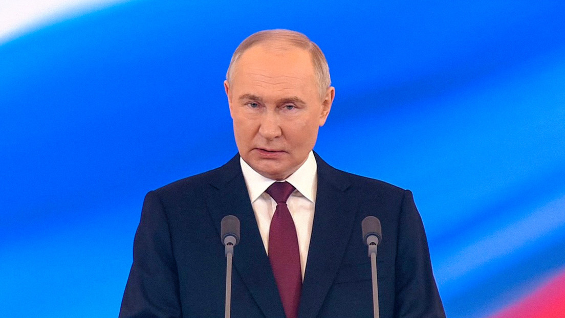 "Juntos venceremos": Putin da su primer discurso tras la toma de posesión