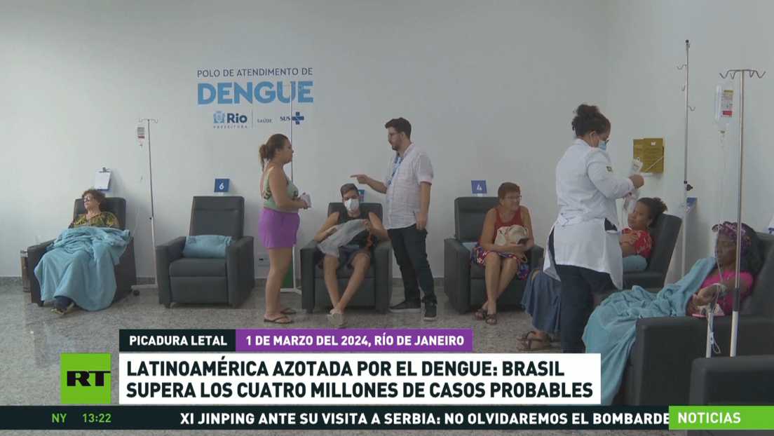 Latinoamérica azotada por el dengue: Brasil supera los 4 millones de casos probables