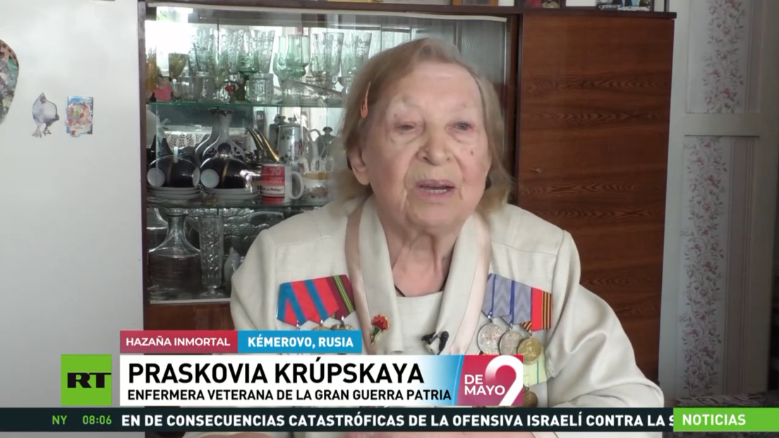 Enfermera recuerda al primer herido que salvó en la Gran Guerra Patria: "Era casi imposible evacuarlo"