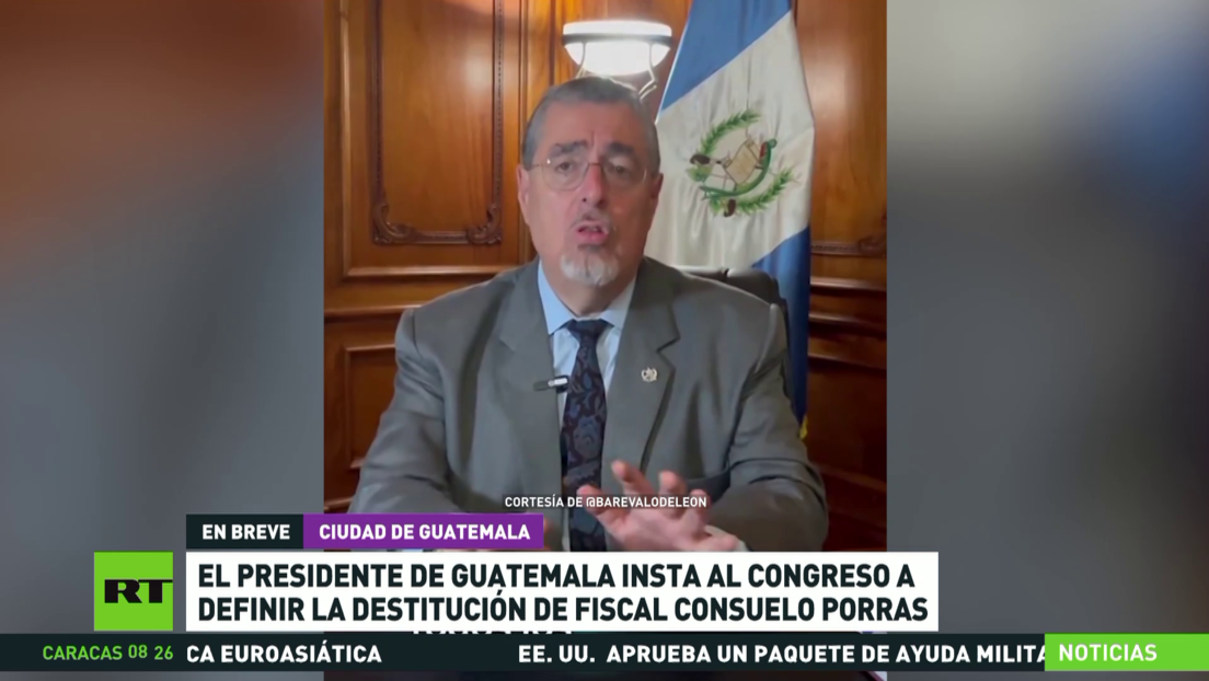 El presidente de Guatemala insta al Congreso a definir la destitución de la fiscal general