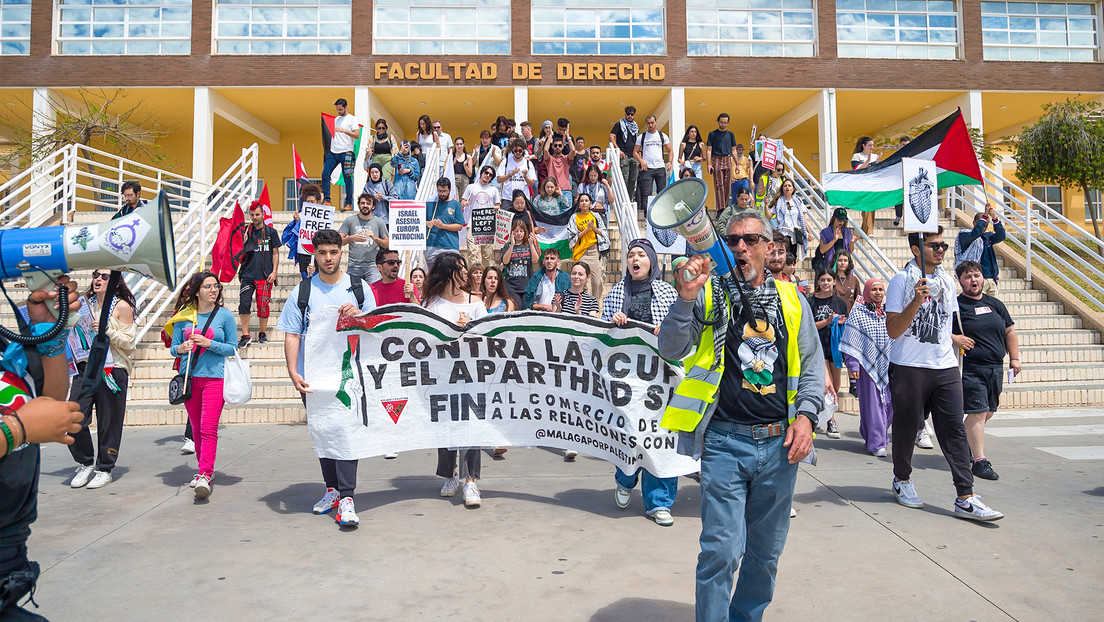 Las acampadas solidarias con el pueblo palestino de Gaza se extienden por universidades españolas