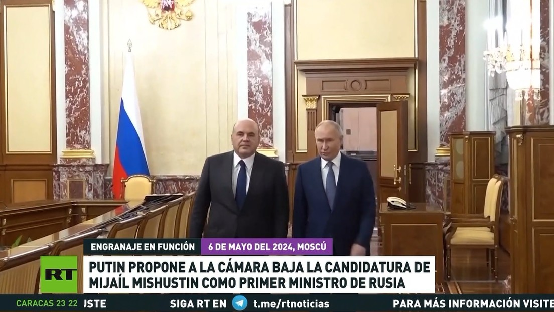 Putin propone reafirmar a Mijaíl Mishustin en el cargo de primer ministro de Rusia