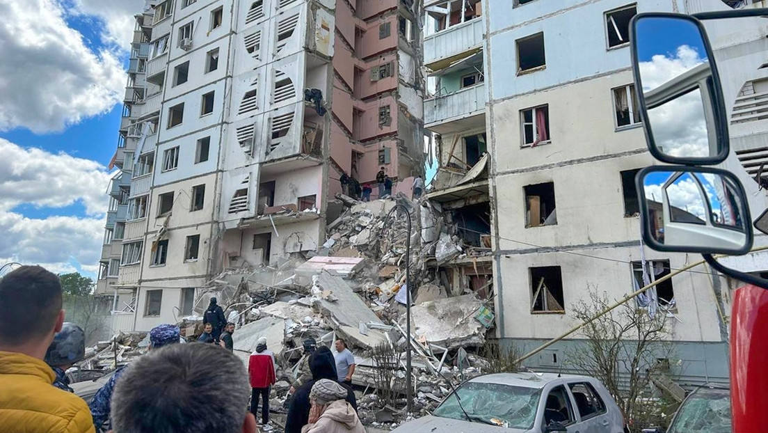 ¿Qué se sabe del derrumbe parcial de un edificio residencial en Bélgorod tras un ataque ucraniano?