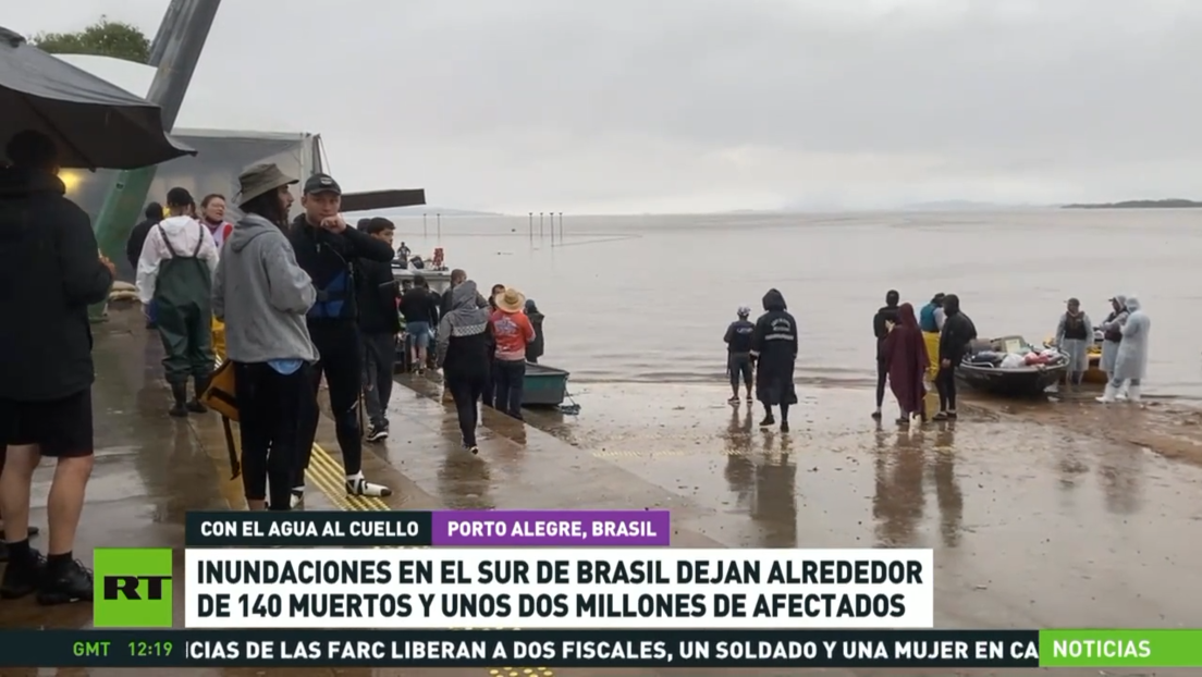 Inundaciones en el sur de Brasil dejan al menos 140 muertos y 2 millones de afectados