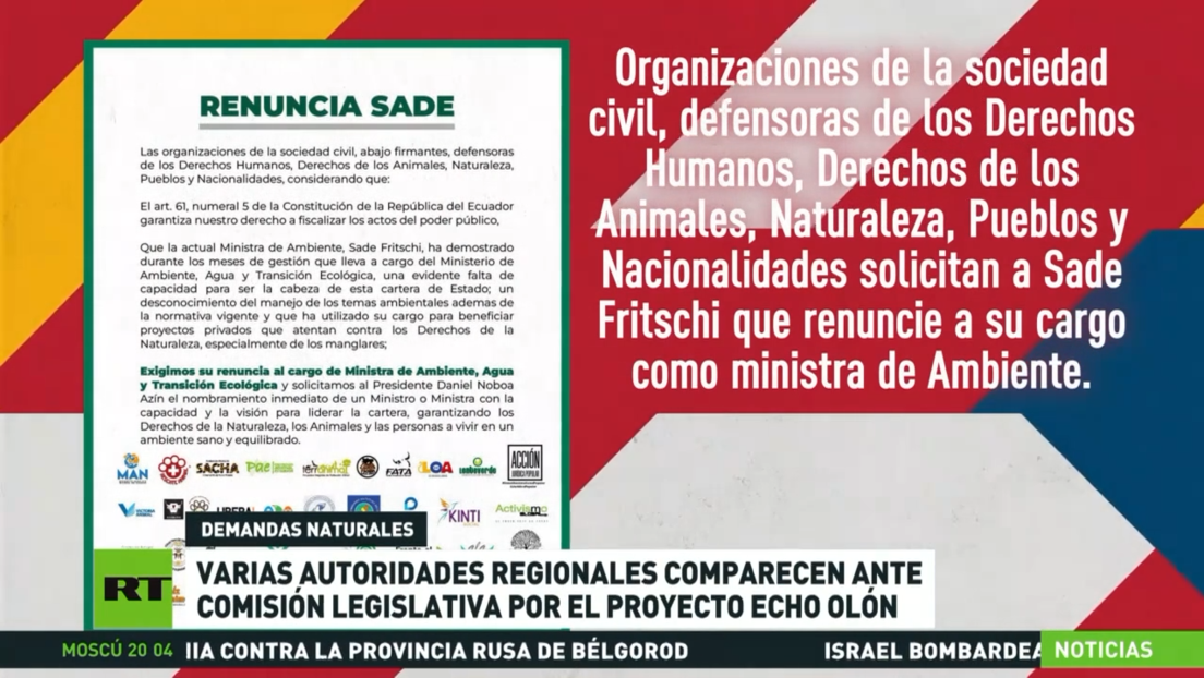 En Ecuador, varias autoridades regionales comparecen ante comisión legislativa por el proyecto Echo Olón