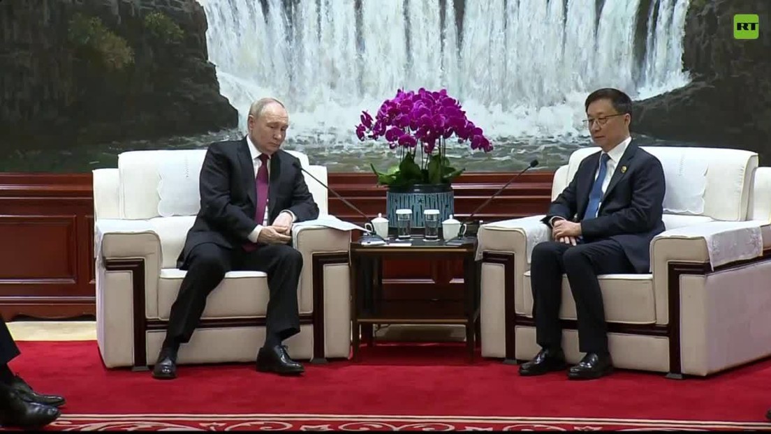 Putin se reúne con el vicepresidente chino, Han Zheng