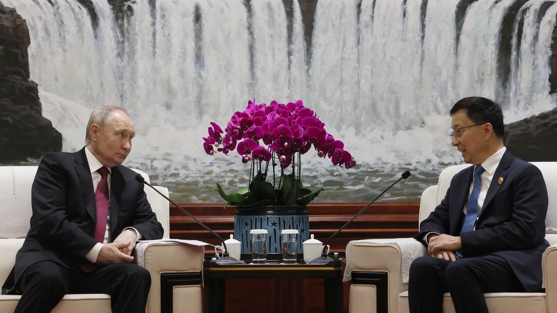 Putin se reúne con el vicepresidente chino, Han Zheng